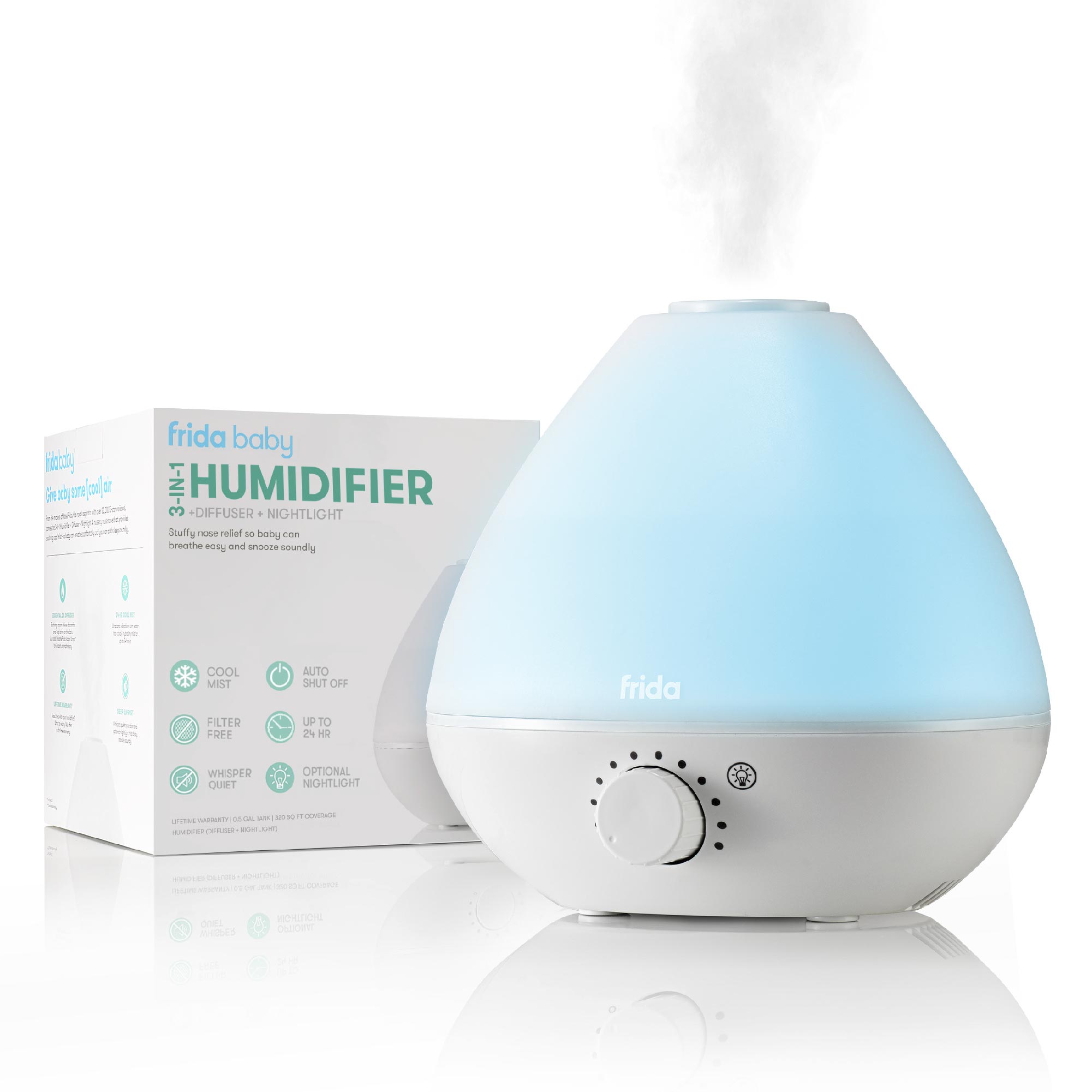 Fridababy BreatheFrida 3-in-1 Humidifier, Diffuser and Nightlight - image 1 of 6