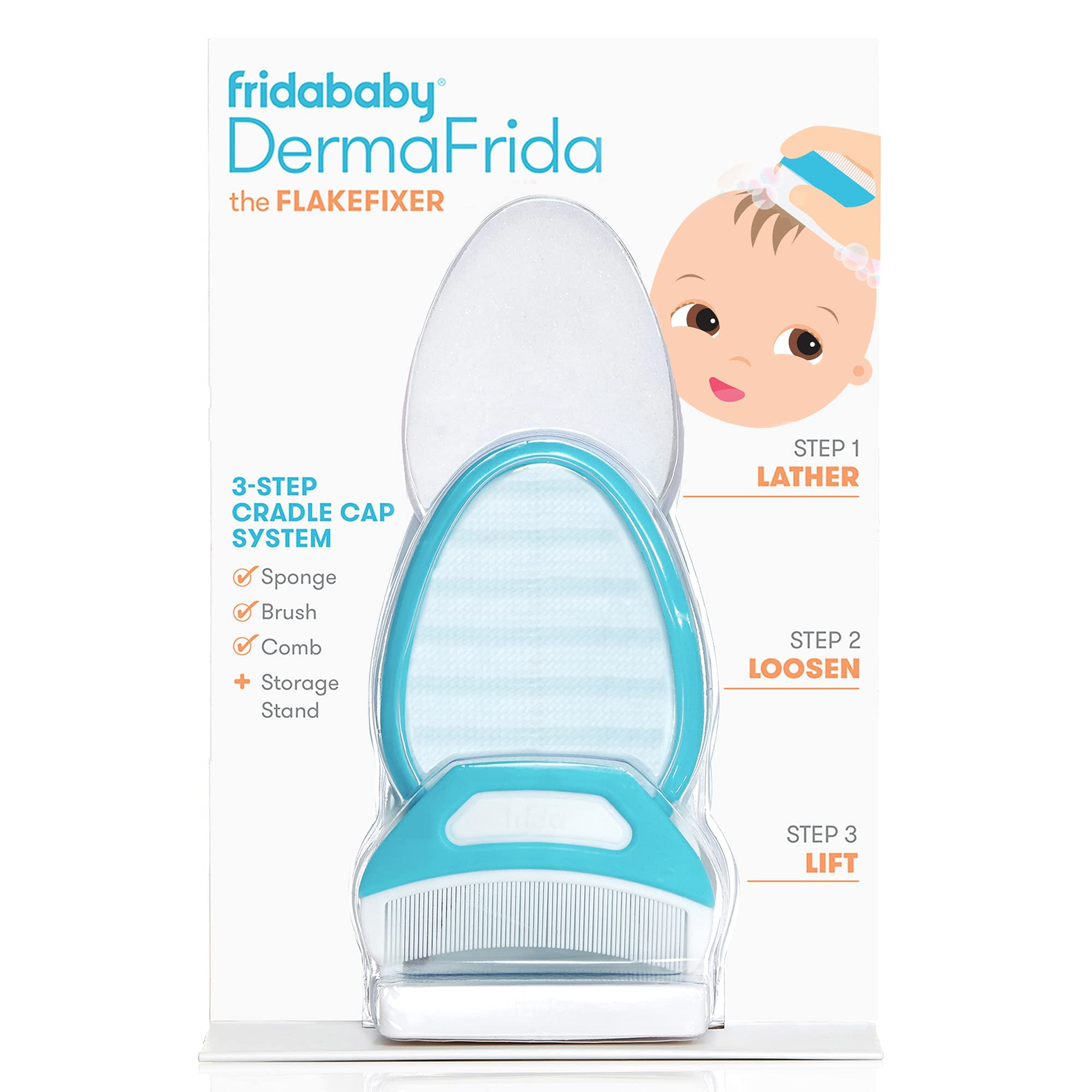 Fridababy Baby Basics Kit, Includes NoseFrida SnotSucker, Windi Gaspasser,  NailFrida SnipperClipper Kit and DermFrida SkinSoother 