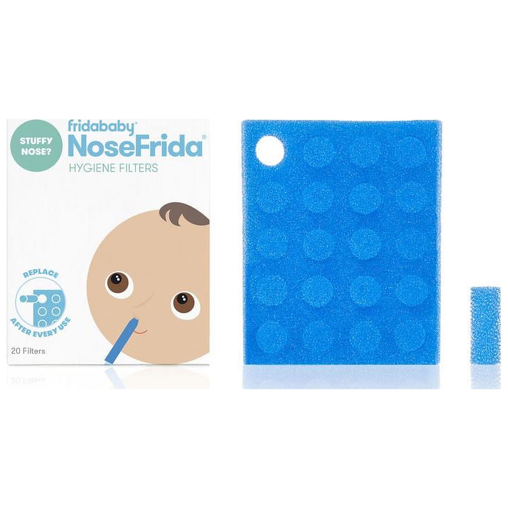 100-Pack of Premium Nasal Aspirator Hygiene Filters, Replacement for NoseFrida Nasal Aspirator Filters, BPA, Phthalate & Latex-Free