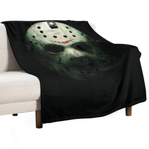 Friday The 13th Movie Poster Luxury Flannel Blanket - Super Soft Anti-Static Plush Warm Blanket for Sofa Bed - Extra Large Cozy Blanket for Men and Women, Home Decor Gift.