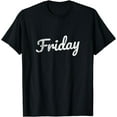 thumbnail image 1 of Friday Distressed Fun Days of the Week Weekend T-Shirt, 1 of 4