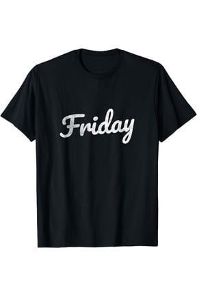 Friday Distressed Fun Days of the Week Weekend T-Shirt