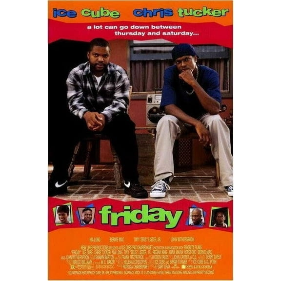 Friday Ice Cube Chris Tucker Bernie Mac Poster