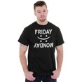 thumbnail image 1 of Friday Monday Happy Sad Weekend Vibes Men's Graphic T Shirt Tees Brisco Brands L, 1 of 4