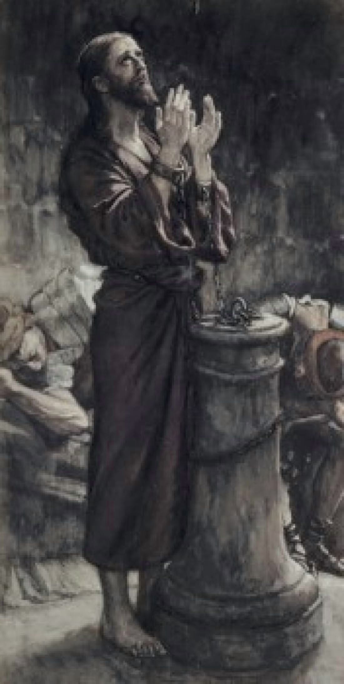 Friday Morning Jesus in Prison James Tissot (1836-1902French) Canvas Art - James Tissot (18 x 24)