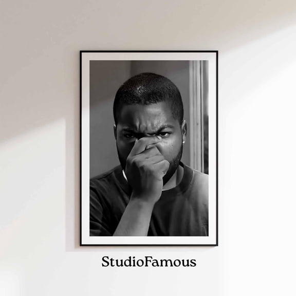 Friday Movie Poster, Bathroom Smell Scene Wall Art, Unframed Paper Poster 11x14in