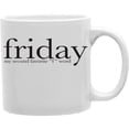thumbnail image 1 of Friday My Second Favorite F Word 11 oz Ceramic Coffee Mug, 1 of 1