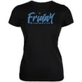 thumbnail image 1 of Friday My Second Favorite F Word Juniors Soft T Shirt Black SM, 1 of 1