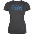 thumbnail image 1 of Friday My Second Favorite F Word Juniors Soft T Shirt Deep Heather SM, 1 of 1