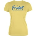 thumbnail image 1 of Friday My Second Favorite F Word Juniors Soft T Shirt Yellow MD, 1 of 1