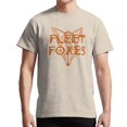 thumbnail image 1 of Fleet Foxes // Fox Drawing and Geometric Illustration T-shirt, 1 of 3