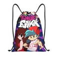 thumbnail image 1 of Friday Night Funkin' Drawstring Backpack, Lightweight Gym Bag, Water-Resistant String Bag for Sports, Travel, Swimming, Beach, 1 of 9