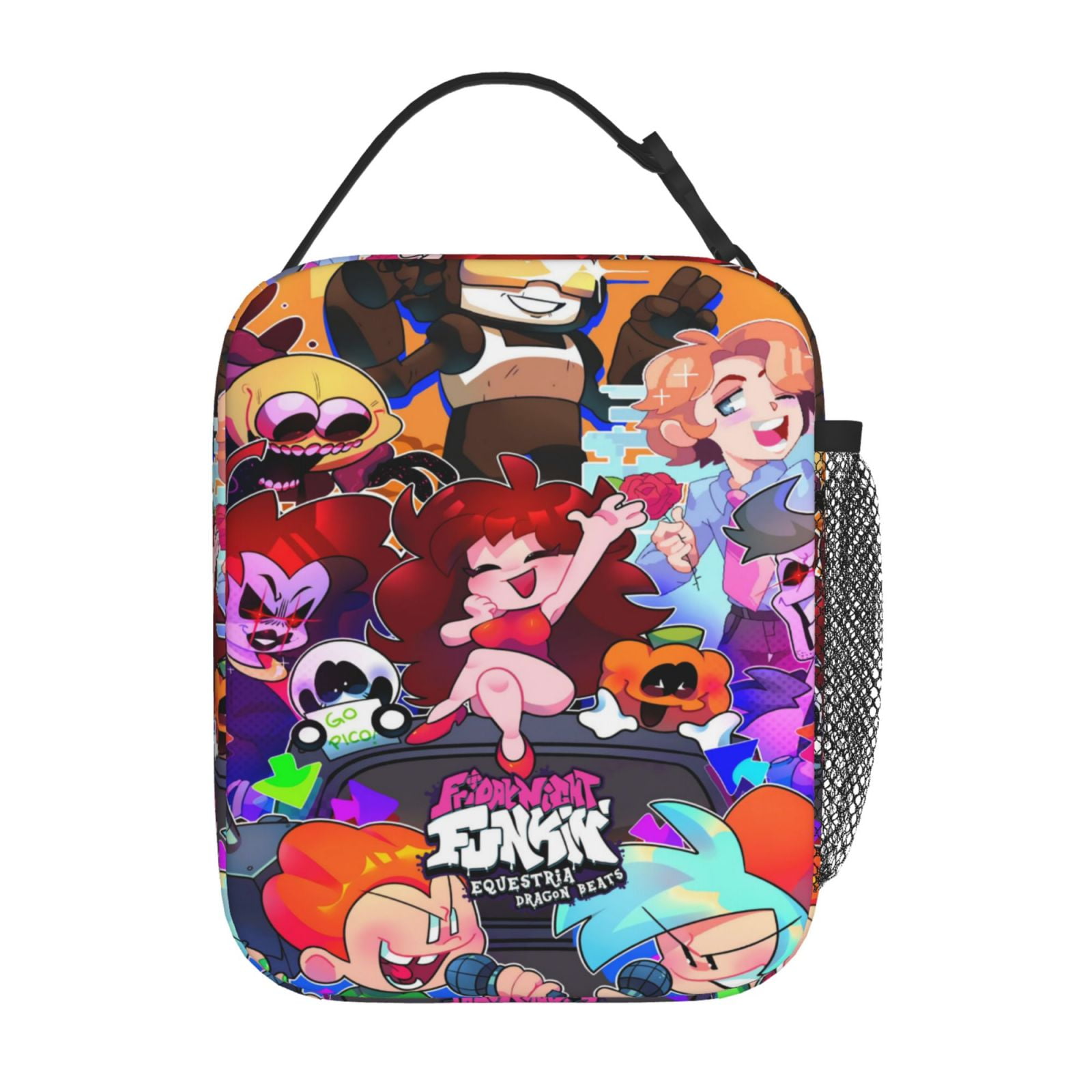 Friday Night Funkin Lunch Bags, Reusable Lunch Tote Bags For Office ...