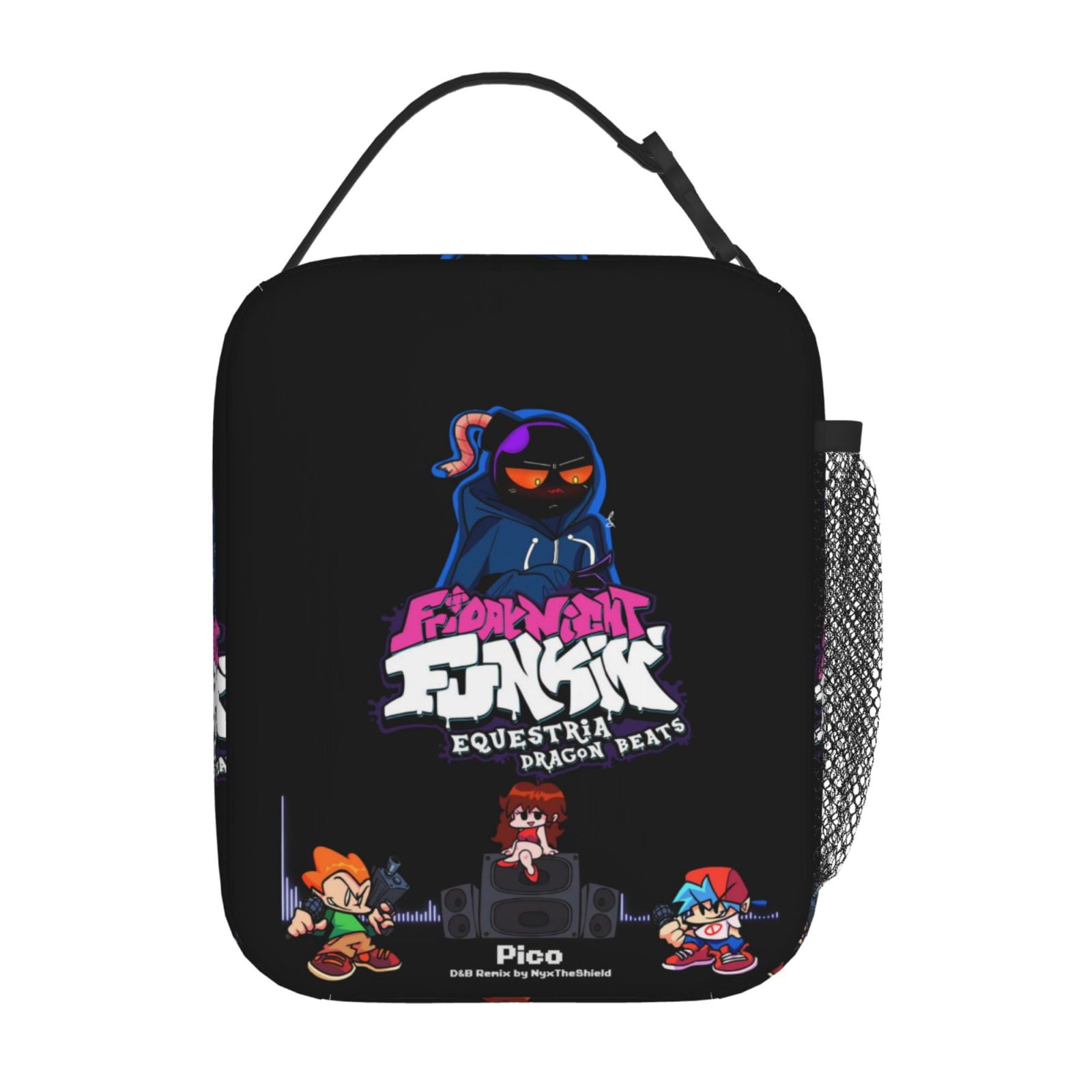 Friday Night Funkin Lunch Bags, Reusable Lunch Tote Bags For Office ...