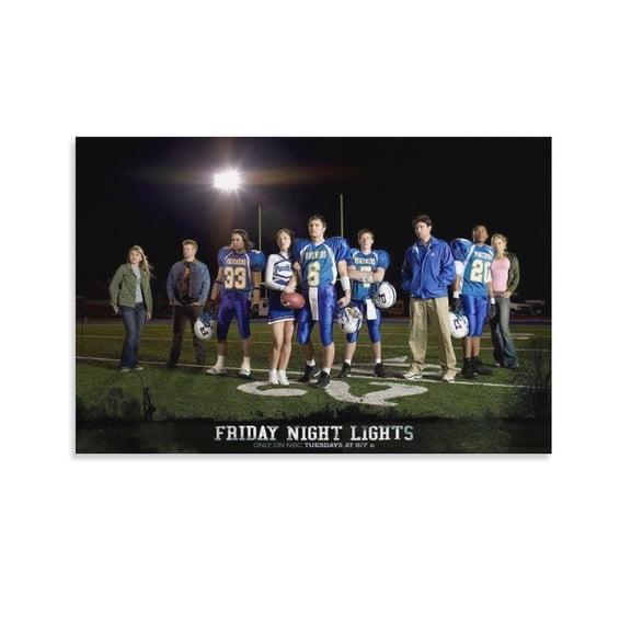Friday Night Lights Classic Rugby Sports Film TV Series Motivational Poster Canvas Wall Art Prints Poster Gifts Photo Picture Painting Posters Room Decor Home Decorative