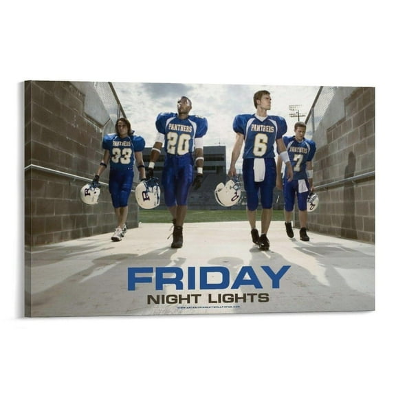 Friday Night Lights Classic Rugby Sports Film TV Series Motivational Poster  Gifts Canvas Painting Poster Wall Art Decorative Picture Prints Modern Decor