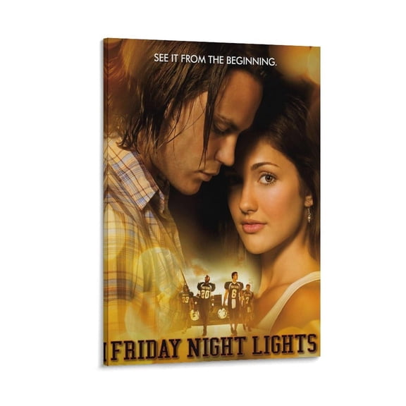 Friday Night Lights Classic Rugby Sports Film TV Series Motivational Poster Wall Art Picture Painting Poster Canvas Print Posters Artworks Bedroom Living Room Decor