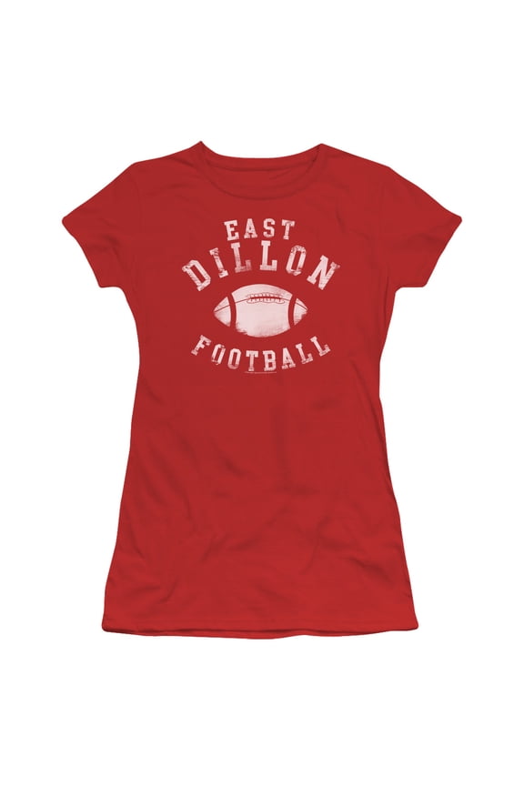 Friday Night Lights East Dillon Football Junior Women's T-Shirt Sheer Red