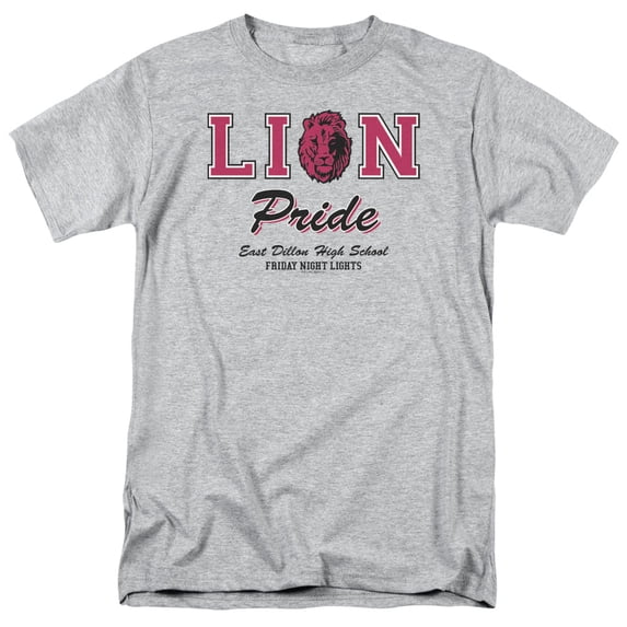 trevco men's friday night lights short sleeve t-shirt, pride athletic heather, xx-large
