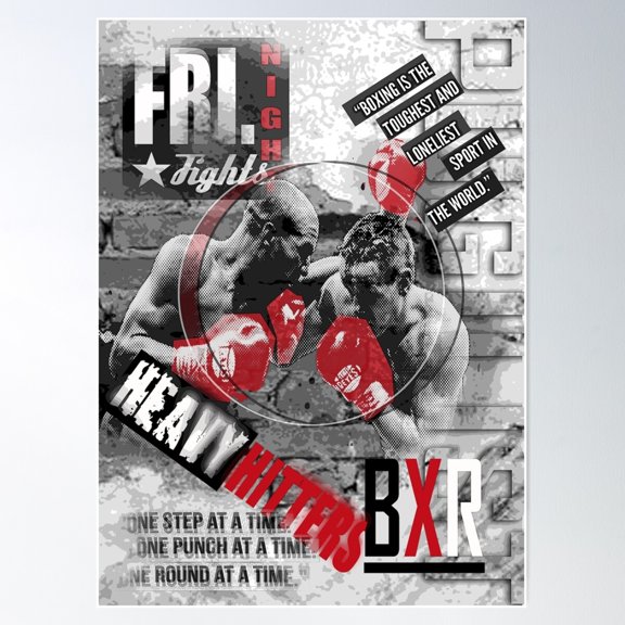 Friday Night Poster Wall Art, Modern Wall Decor For Living Room Bedroom, 16x24 UNFRAMED