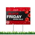 thumbnail image 1 of Friday Sale Sign, Retail Sale Sign, Yard Sign, 18x12, 24x18, 36x24, H-Stake Included, v4, 1 of 6