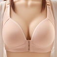 thumbnail image 1 of Lulshou Wire-Free Comfort Bra with Breathable Fabric for Daily Wear Woman's Printing Thin Front Buckle Adjustment Chest Shape Bra Underwear No Rims, 1 of 3