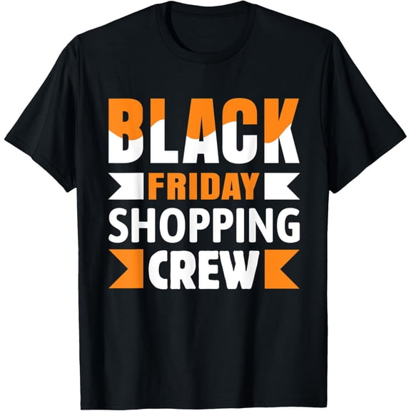 Friday Shopping Crew Christmas Black Shopping Family Group T-Shirt