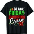 thumbnail image 1 of Friday Shopping Crew Christmas Lights Black Shopping Family T-Shirt, 1 of 6