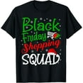 thumbnail image 1 of Friday Shopping Squad Christmas Black Shopping Family Group T-ShirtMen and women, Black T-shirt, size: Extra large, 1 of 4