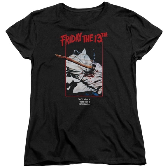 Friday The 13Th - Axe Poster - Women's Short Sleeve Shirt - Small