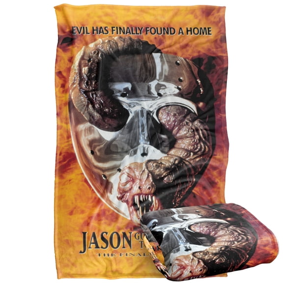 Friday The 13Th Blanket, 36'x58' Jason Goes to Hell Poster Silky Touch Super Soft Throw Blanket