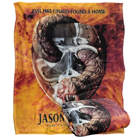 Friday The 13Th Blanket, 50'x60' Jason Goes to Hell Poster Silky Touch Super Soft Throw Blanket