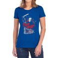 thumbnail image 1 of Friday The 13Th Cabin Women's T Shirt, Royal, 2X-Large, 1 of 6