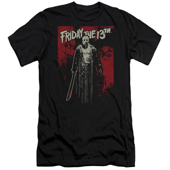 Friday The 13Th Drip S/S Adult 30/1 T-Shirt Black