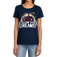 thumbnail image 1 of Friday The 13Th Follow Your Dreams Women's T Shirt, Navy, X-Large, 1 of 6