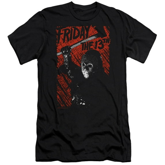 Friday The 13Th Jason Lives Premium S/S Adult 30/1 T-Shirt Black