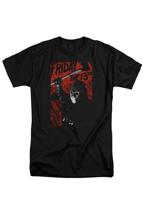 Friday The 13Th Jason Lives S/S Adult Tall 18/1 T-Shirt Black