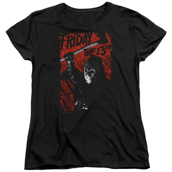 Friday The 13Th - Jason Lives - Women's Short Sleeve Shirt - Large