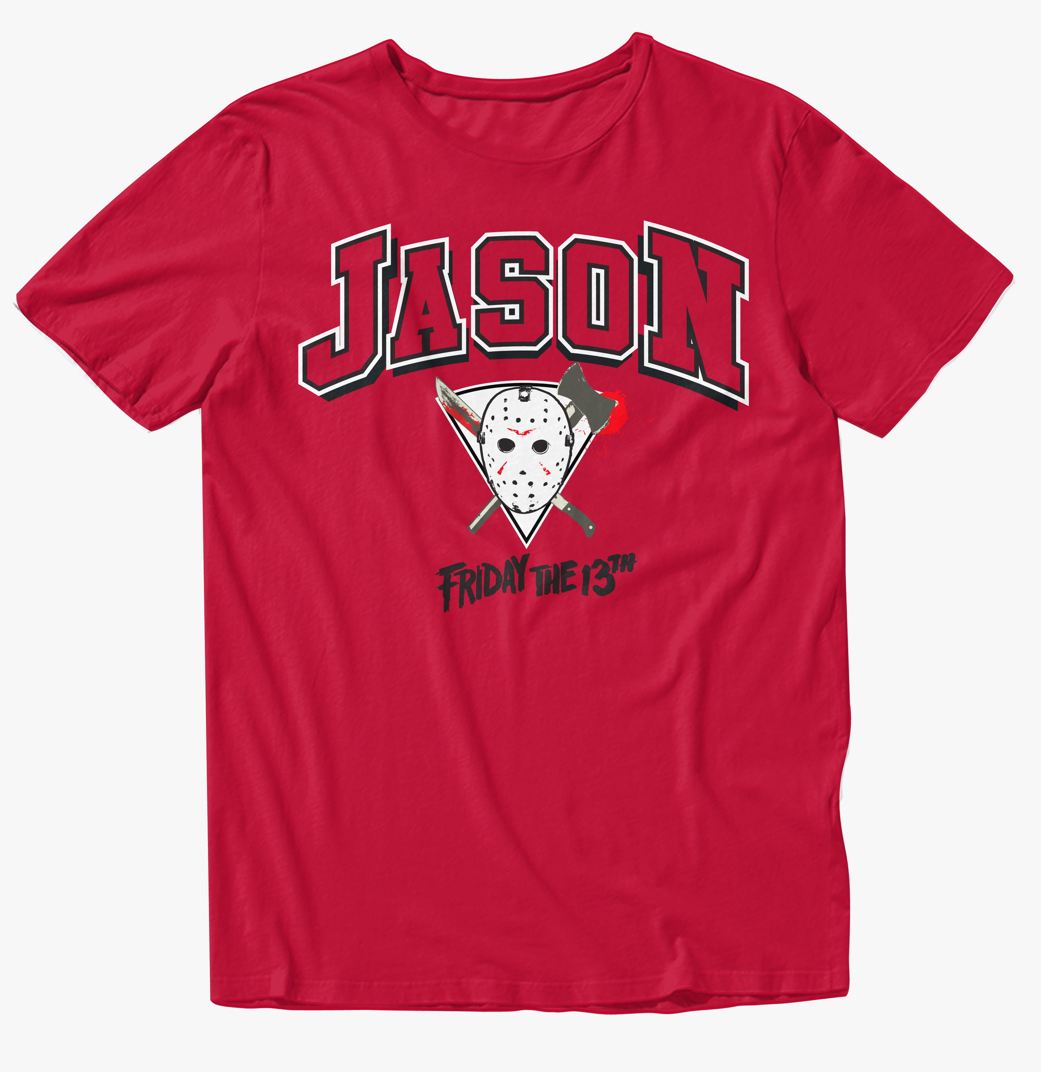 Friday The 13Th Jason Vorhees Mask Mens and Womens Short Sleeve T-Shirt ...