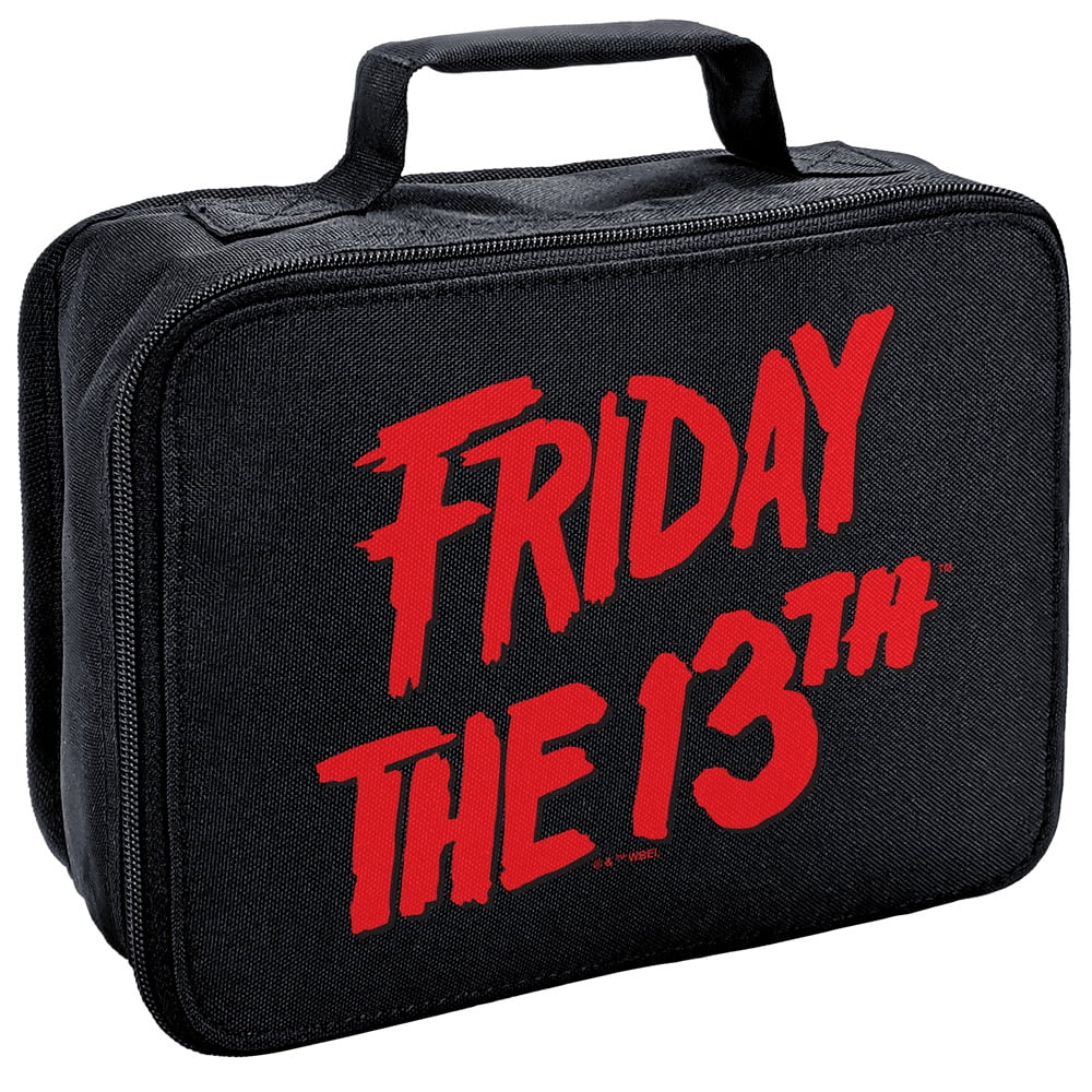 Friday The 13Th Logo Insulated Soft Sided Lunch Box - Reusable Lunch ...