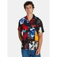 thumbnail image 1 of Friday The 13Th, Mens Graphic Print Rayon Shirt, Sizes XS-3XL, 1 of 5
