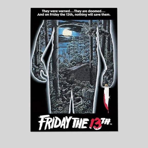Friday The 13Th - One Sheet Wall Poster Size 24''x36'' - Postora