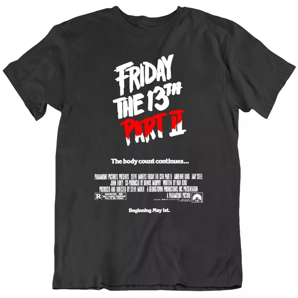 Friday The 13Th Part 2 Retro Movie Poster T Shirt Hot Trending Shirt ...