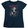 thumbnail image 1 of Friday The 13Th - Rough Mask - Women's Short Sleeve Shirt - Medium, 1 of 2