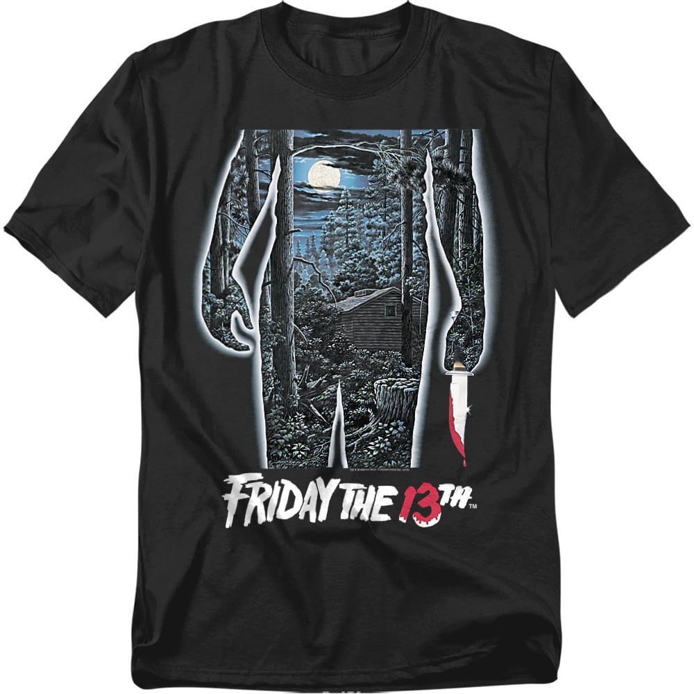 Friday The 13Th T-Shirt Original Poster Unisex Graphic Tee for Men