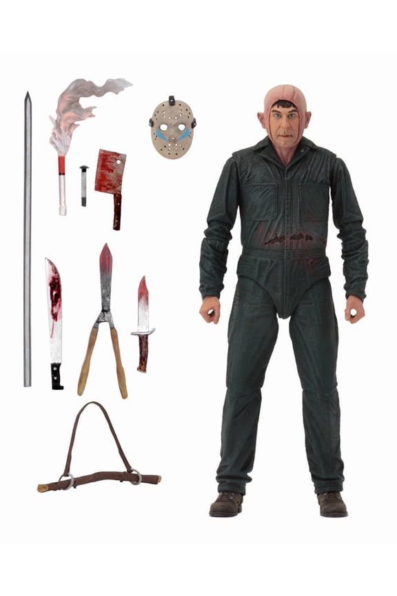 Friday The-13th 7"Scale Part 5: Ultimate Jason Roy Action Figure, Multicolor