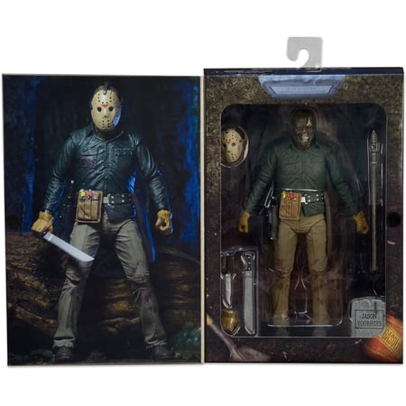 Friday The 13th 7"Scale Ultimate Part 6 Jason Action Figure, Multicolor