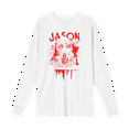 thumbnail image 1 of Friday The 13th Blood Splatter Jason Mask Long Sleeve Unisex Adult Tee
-Large, 1 of 3