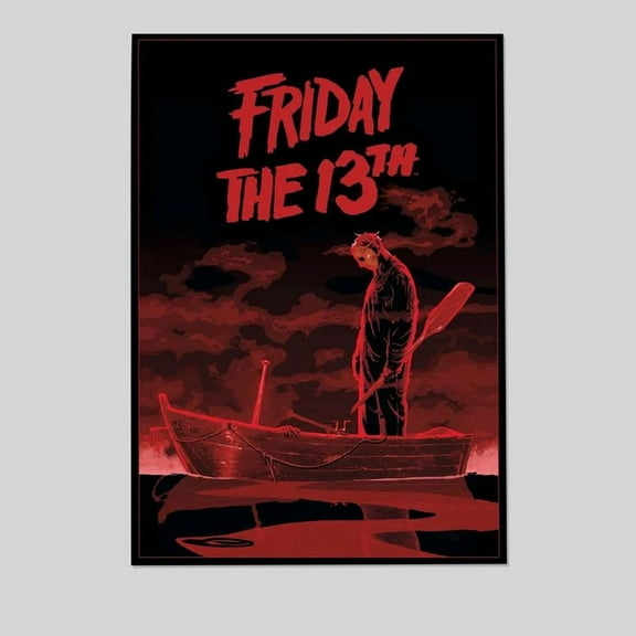 Friday The 13th - Boat Wall Poster Size 24''x36'' - Kiloa