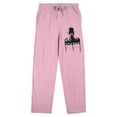 thumbnail image 1 of Friday The 13th CH CH CH HA HA HA Jason Women's Pink Sleep Pajama Pants-XS, 1 of 7